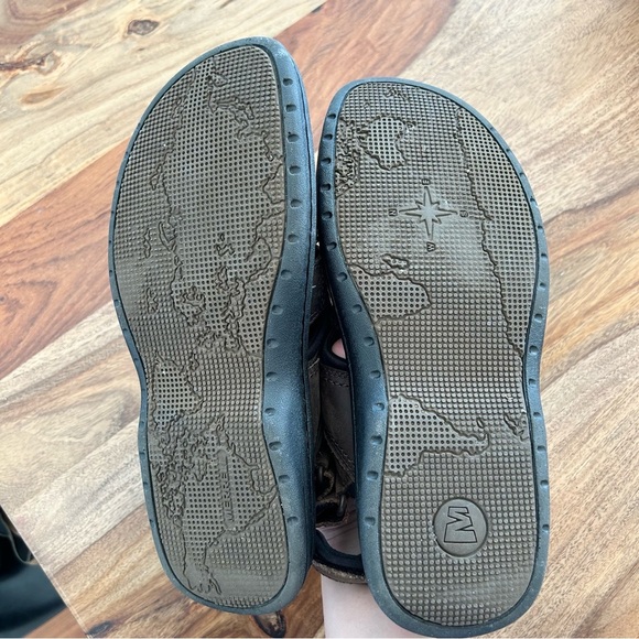 Merrell men’s leather sandals World Midway Bracken - Picture 9 of 10